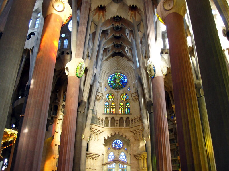 Interior of Sagrada Familia