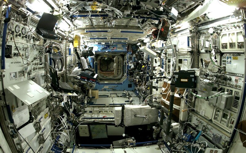 Interior of Space Station
