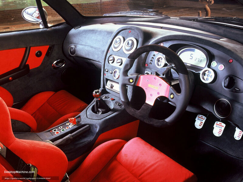 Interior of Sports Car — Red