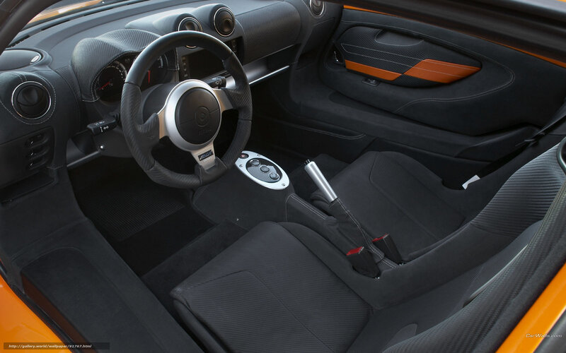 Interior of Sports Car