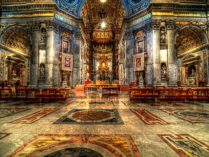 Interior of St. Peter's Basilica