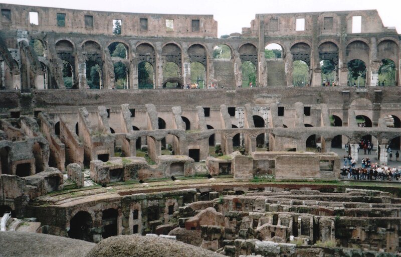 Interior of the Colosseum