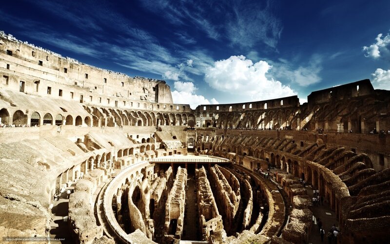 Interior of the Colosseum