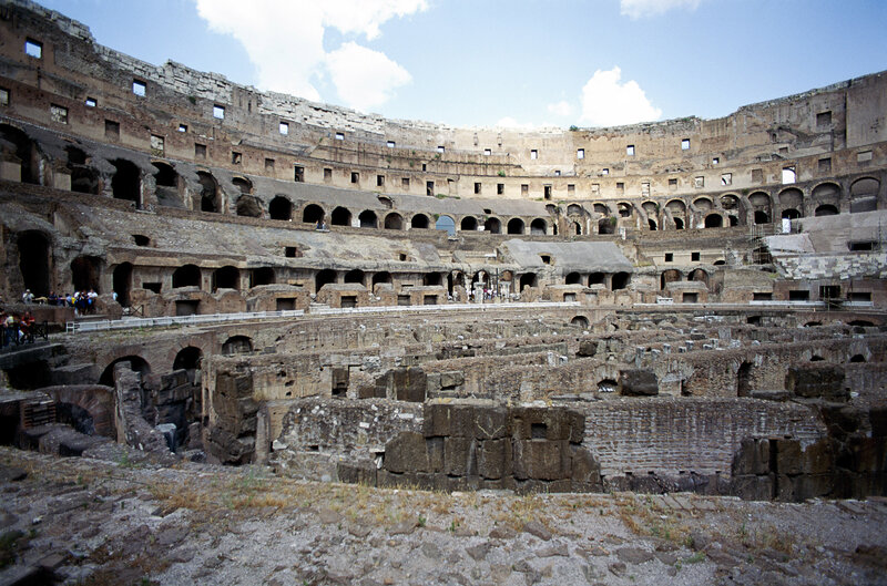 Interior of the Colosseum