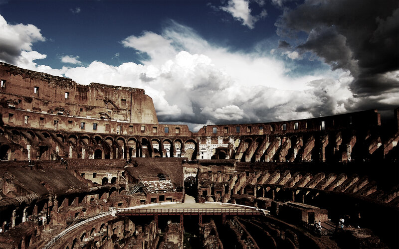 Interior of the Colosseum