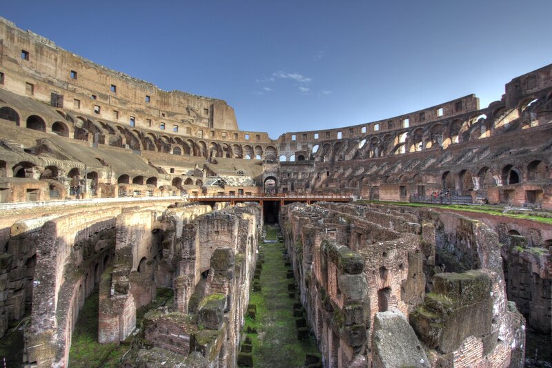 Interior of the Colosseum