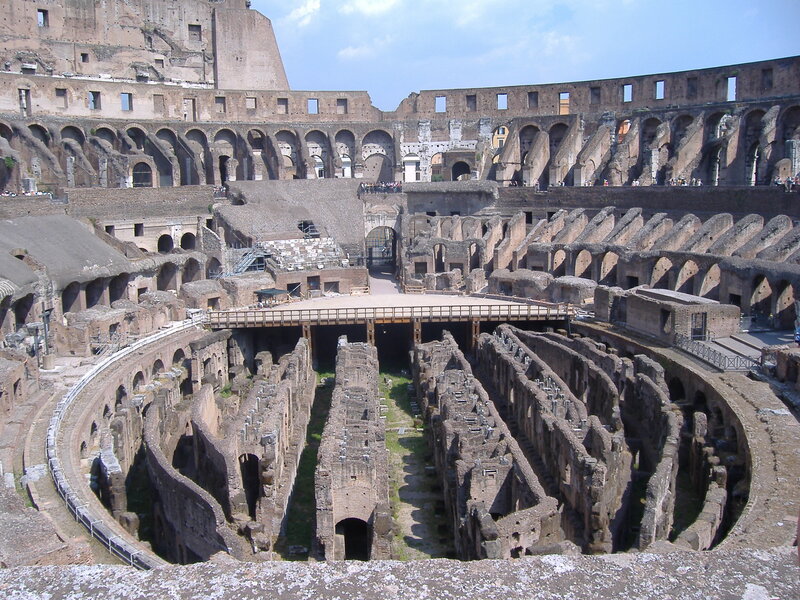 Interior of the Colosseum