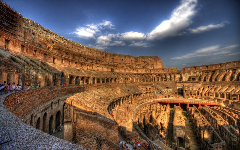 Interior of the Colosseum