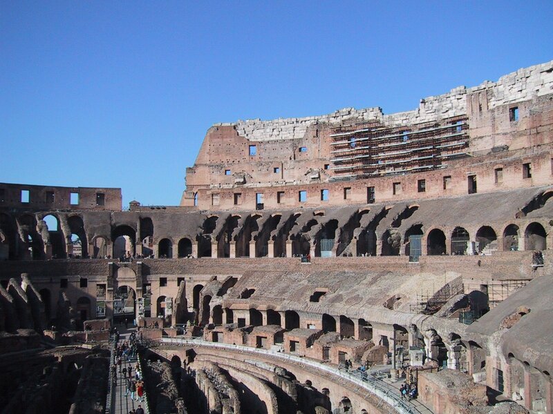 Interior of the Colosseum