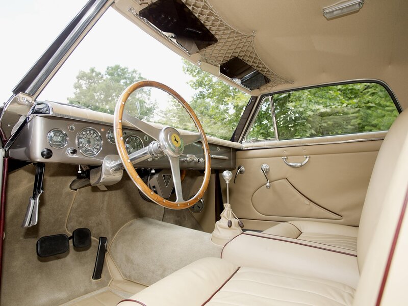Interior of Vintage Car — Beige, Classic, Photograph