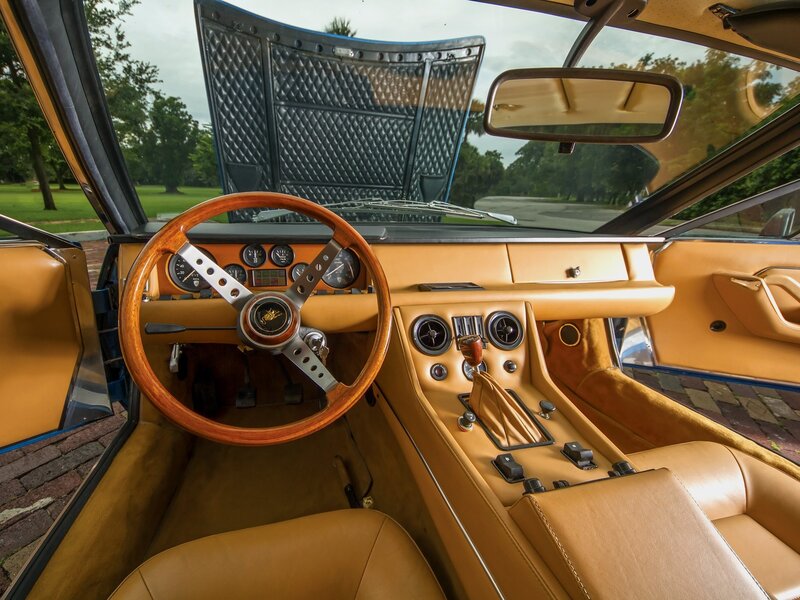 Interior of Vintage Car — Tan, Calm