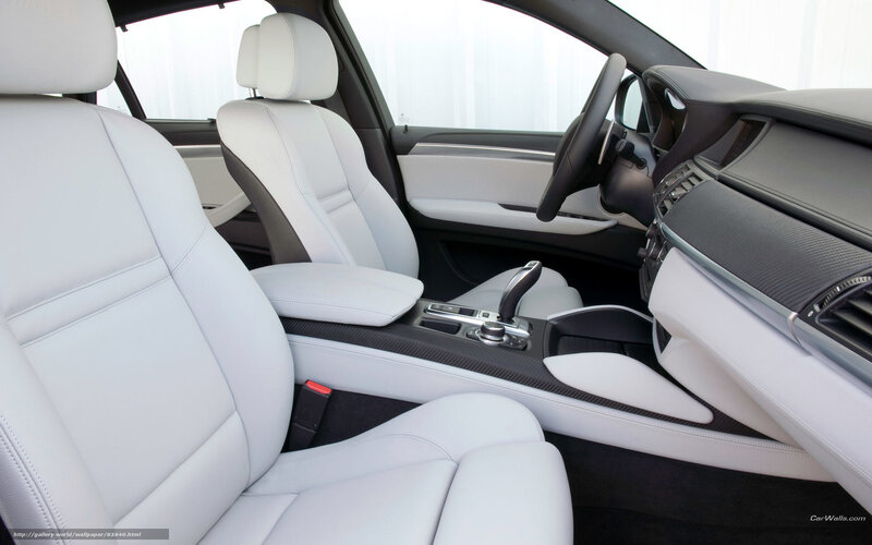 Interior of White Car — Neutral, Photograph