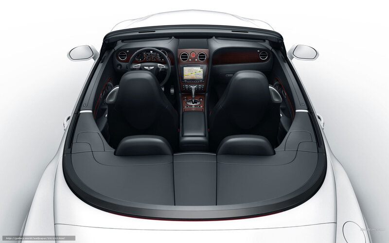 Interior of White Convertible