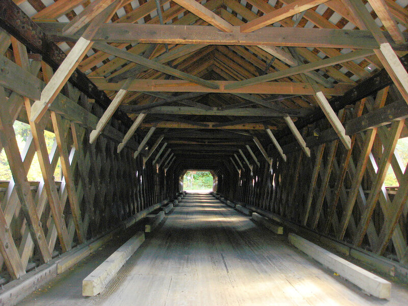 Interior of Wooden Bridge