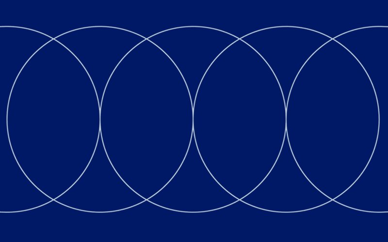 interlocking circles pattern