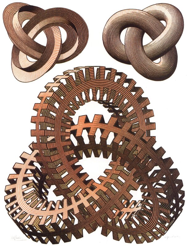 Interlocking Gears and Knots