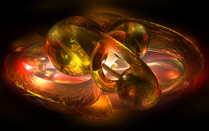 Interlocking Golden Rings — Gold