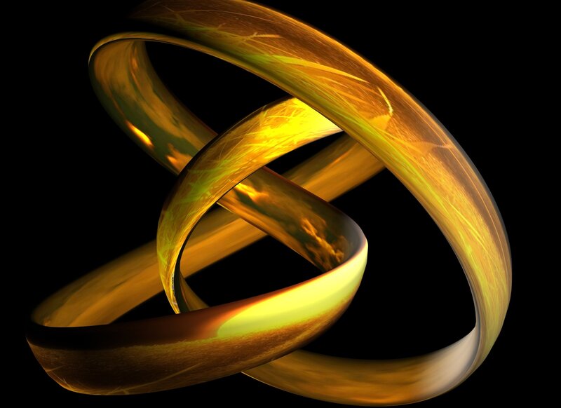 Interlocking golden rings