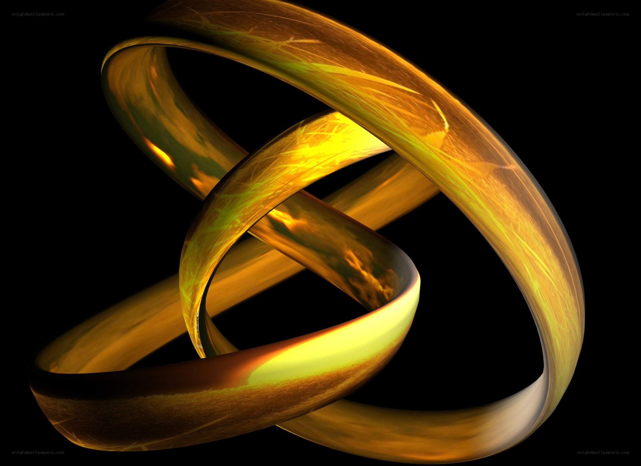 Interlocking golden rings