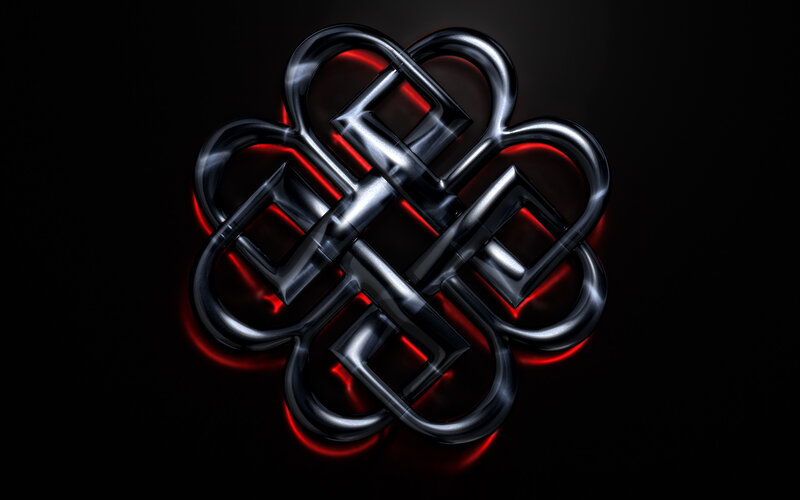 Interlocking Metal Knot