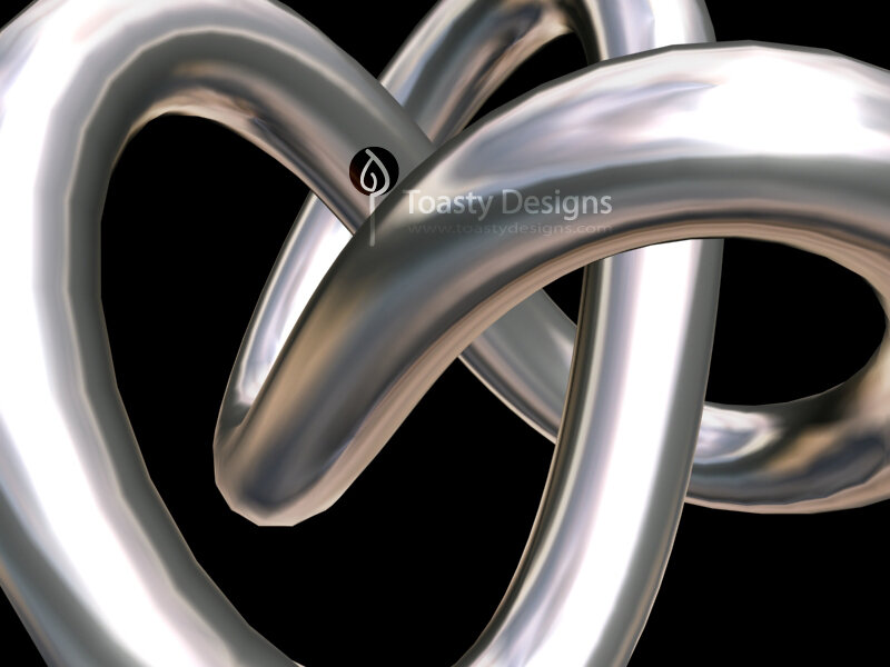 interlocking metal rings