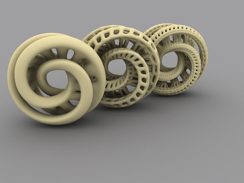 interlocking ring structures