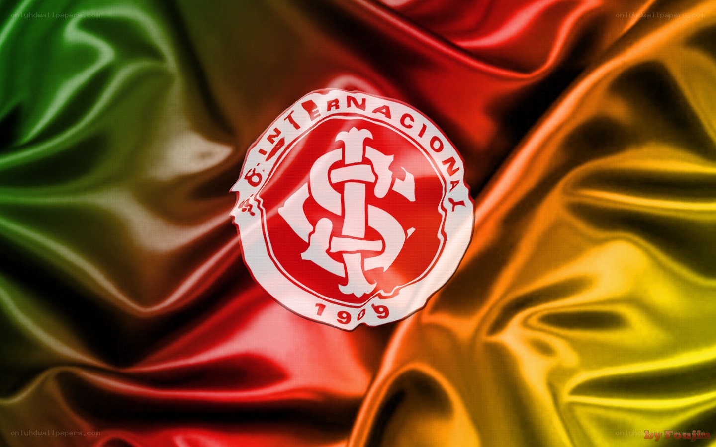 Internacional logo on fabric