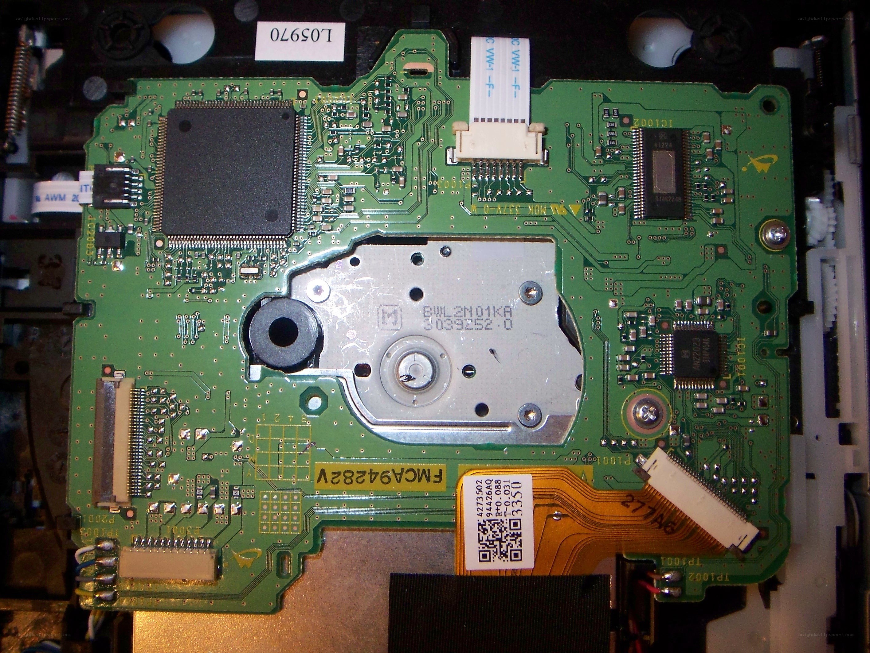 internal circuit board of a device