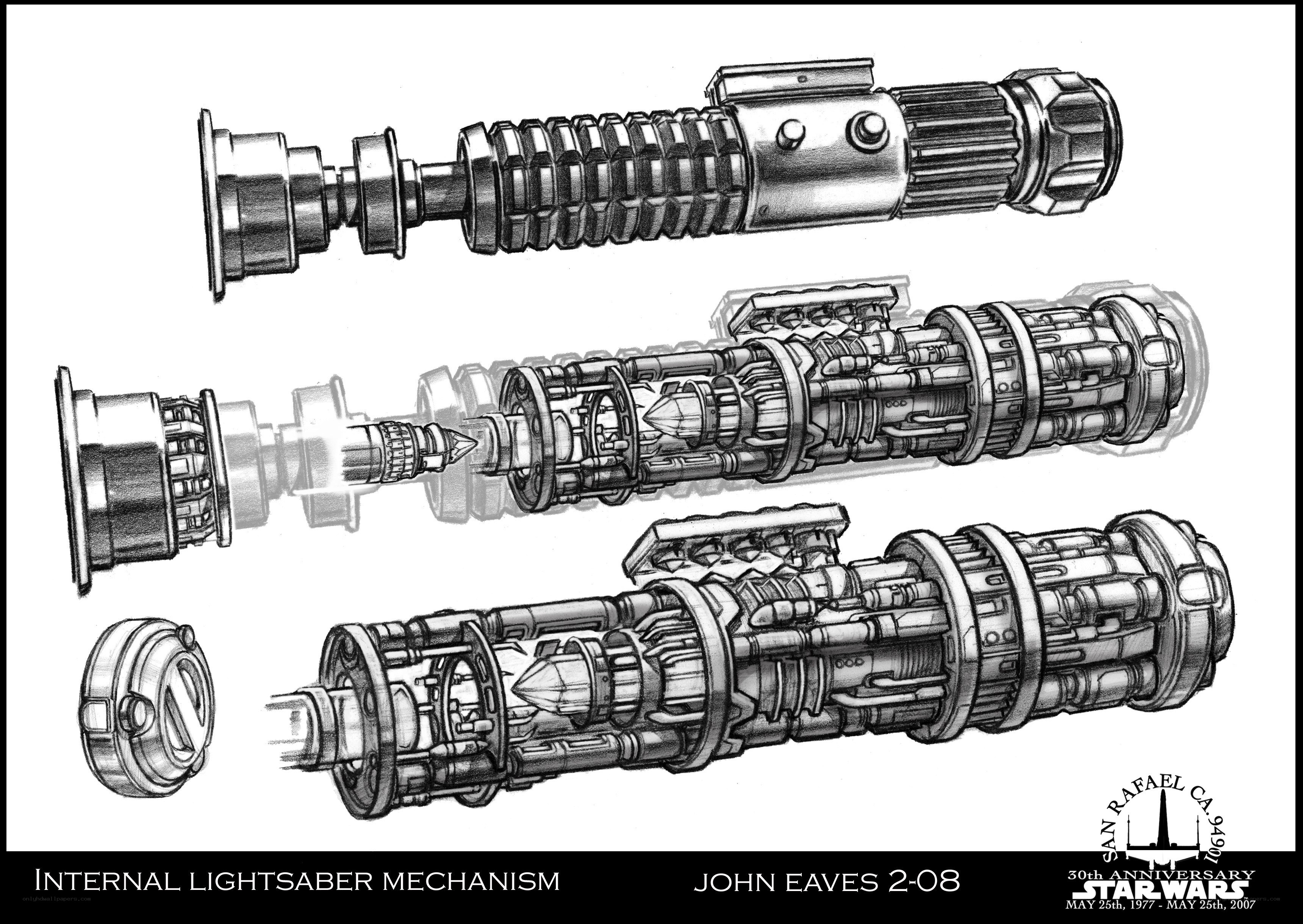 Internal Lightsaber Mechanism