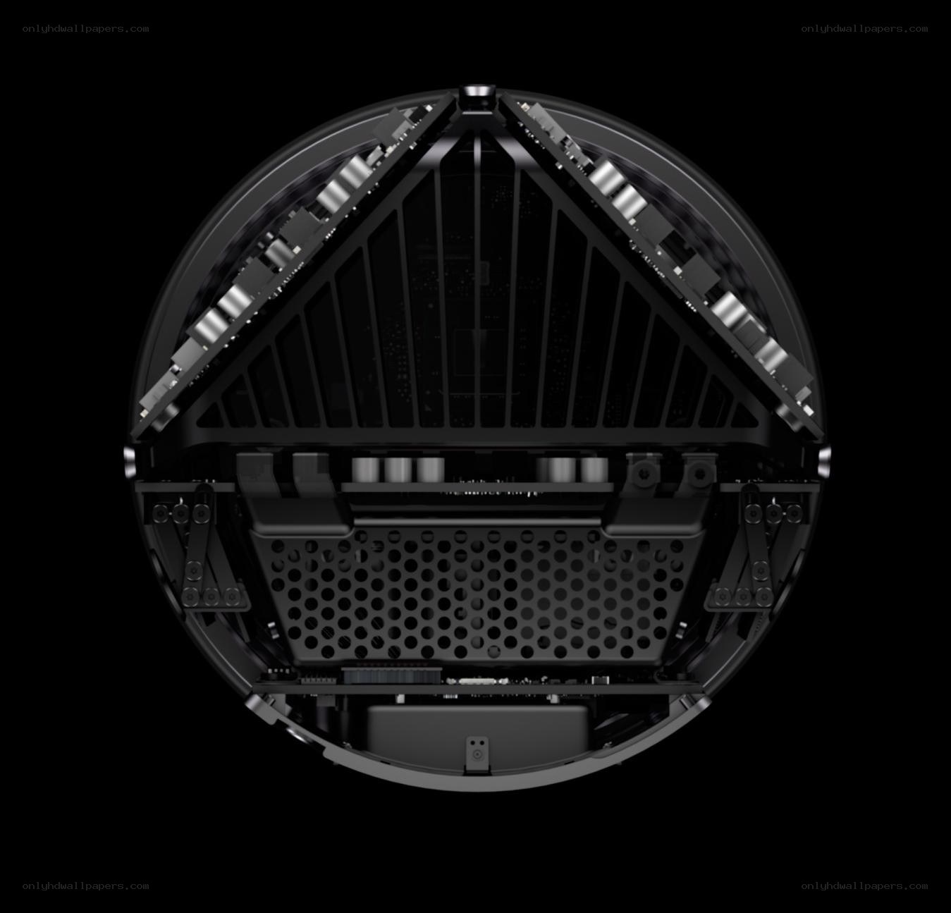 internal view of a circular device