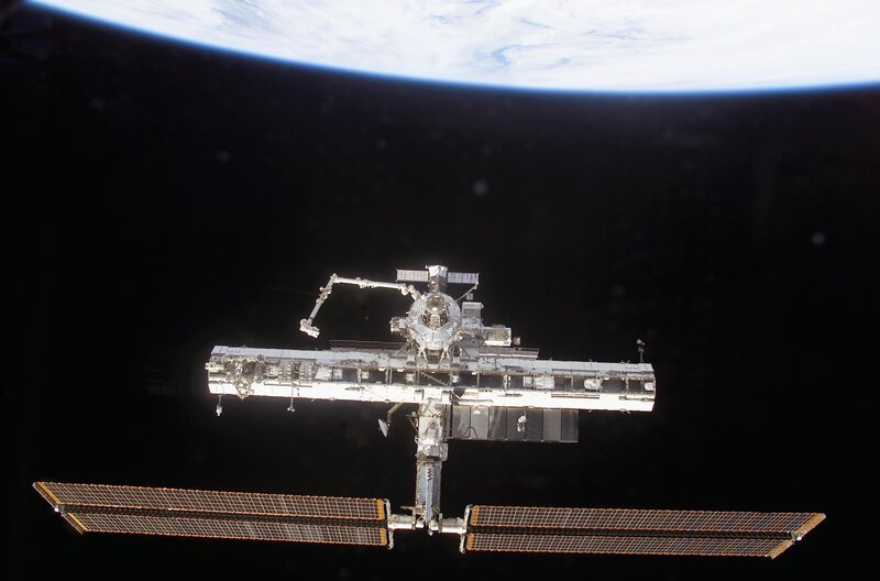 International Space Station — Black, Serene