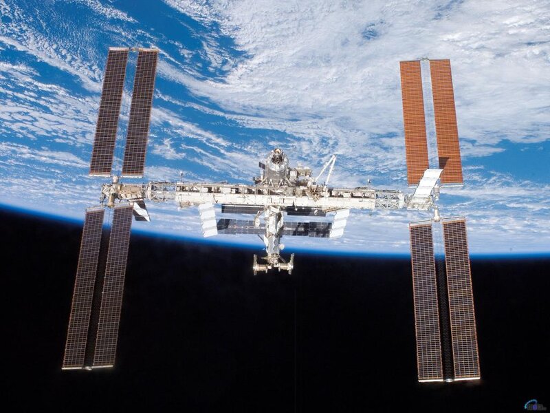 International Space Station — Blue, Serene