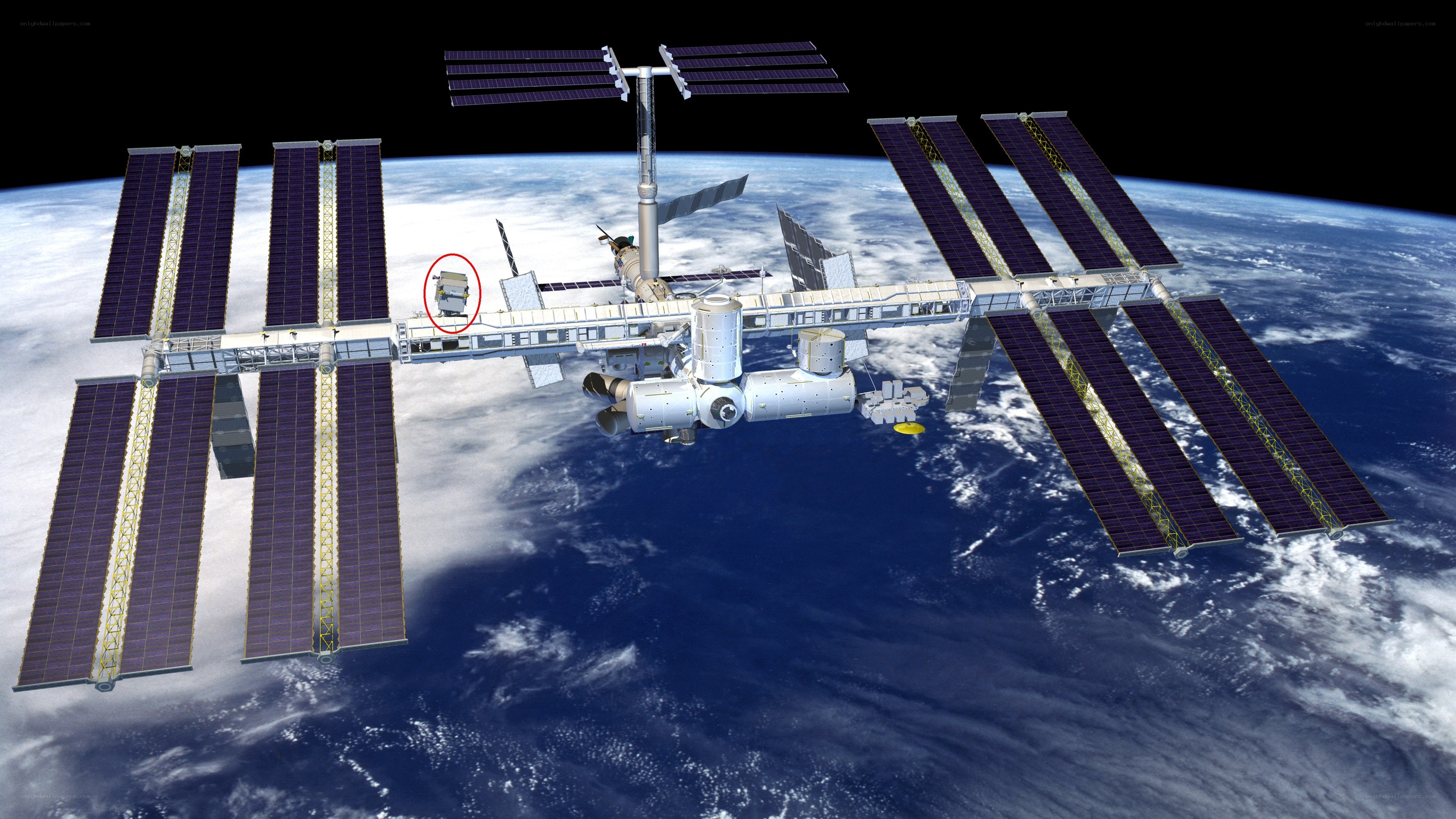 International Space Station in orbit