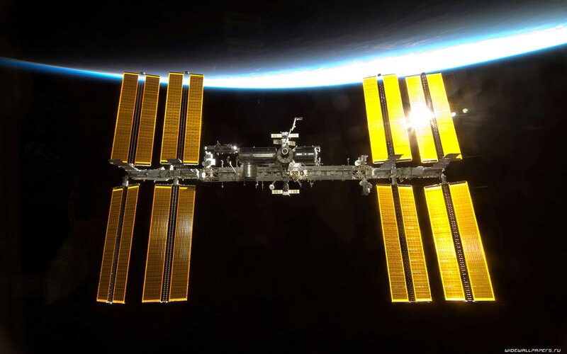 International Space Station — Night