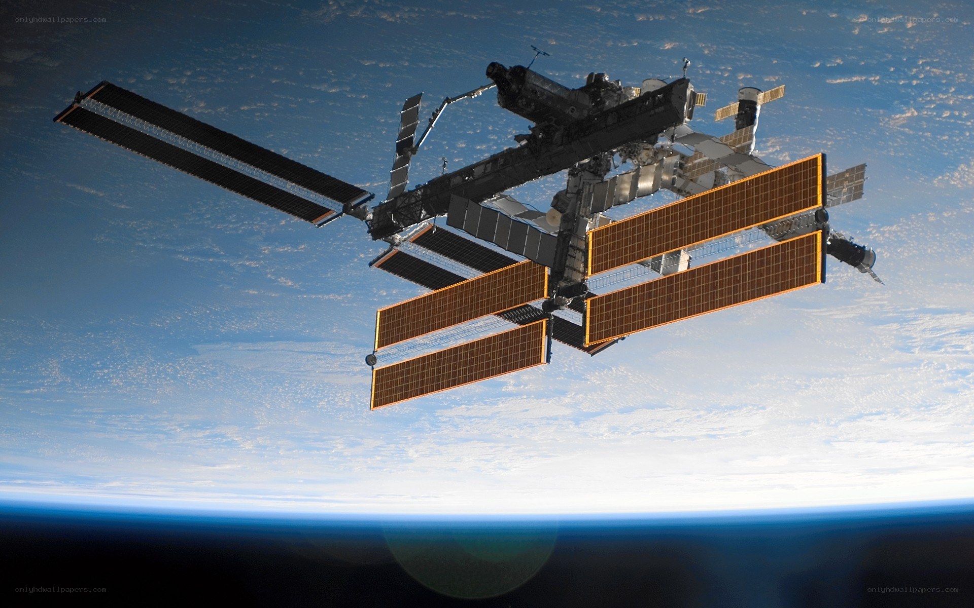 International Space Station orbiting Earth
