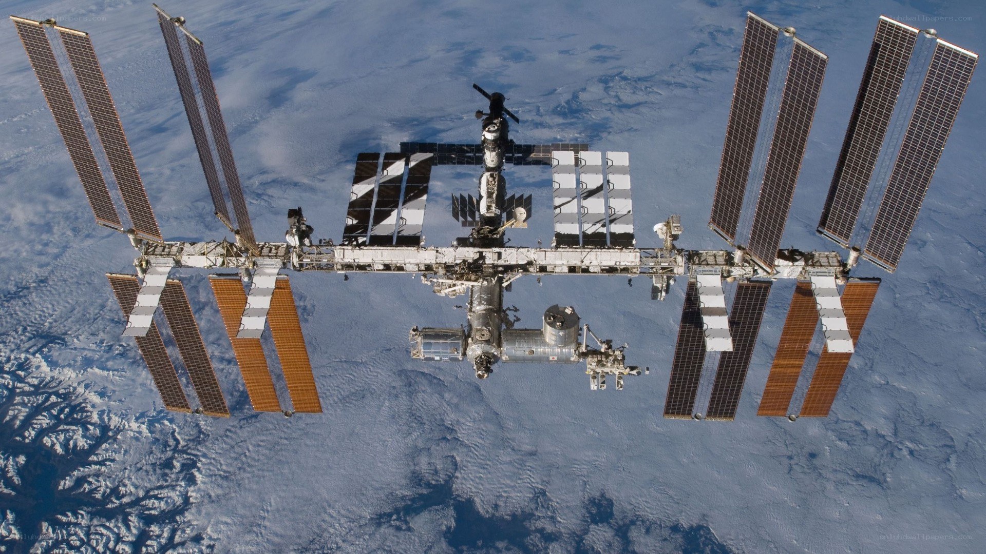 International Space Station orbiting Earth