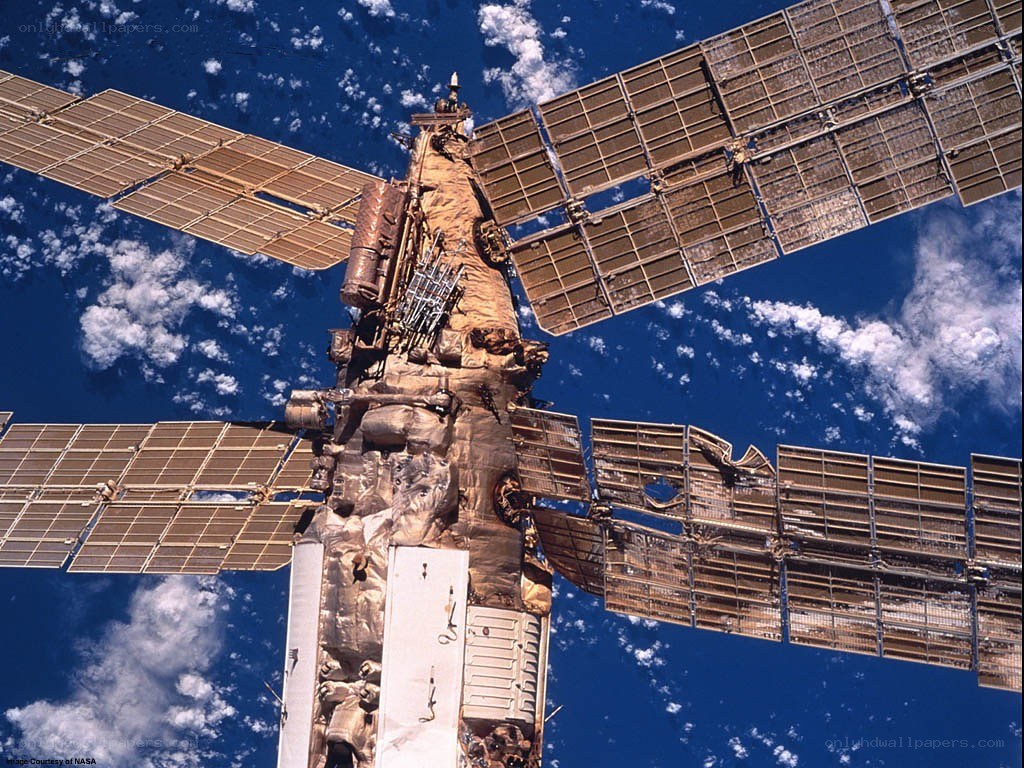 International Space Station orbiting Earth
