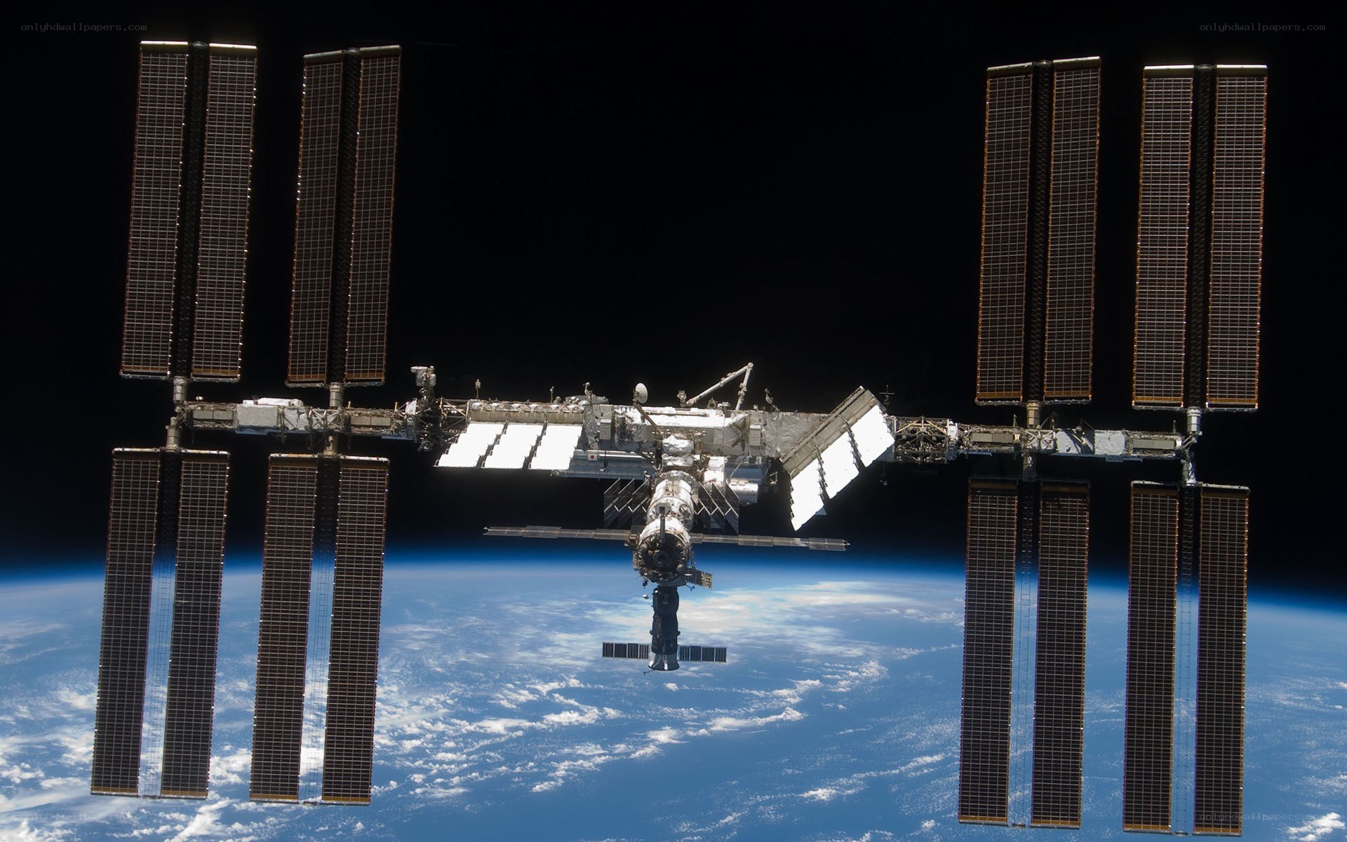 International Space Station orbiting Earth