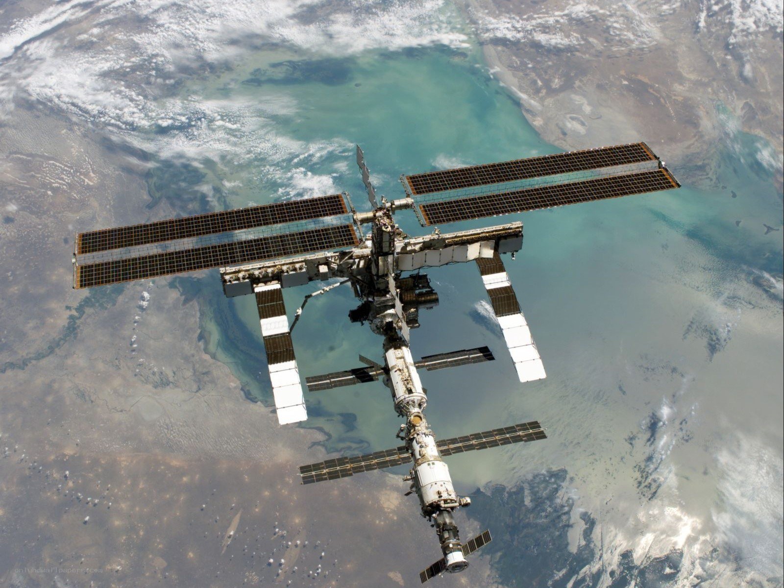 International Space Station orbiting Earth