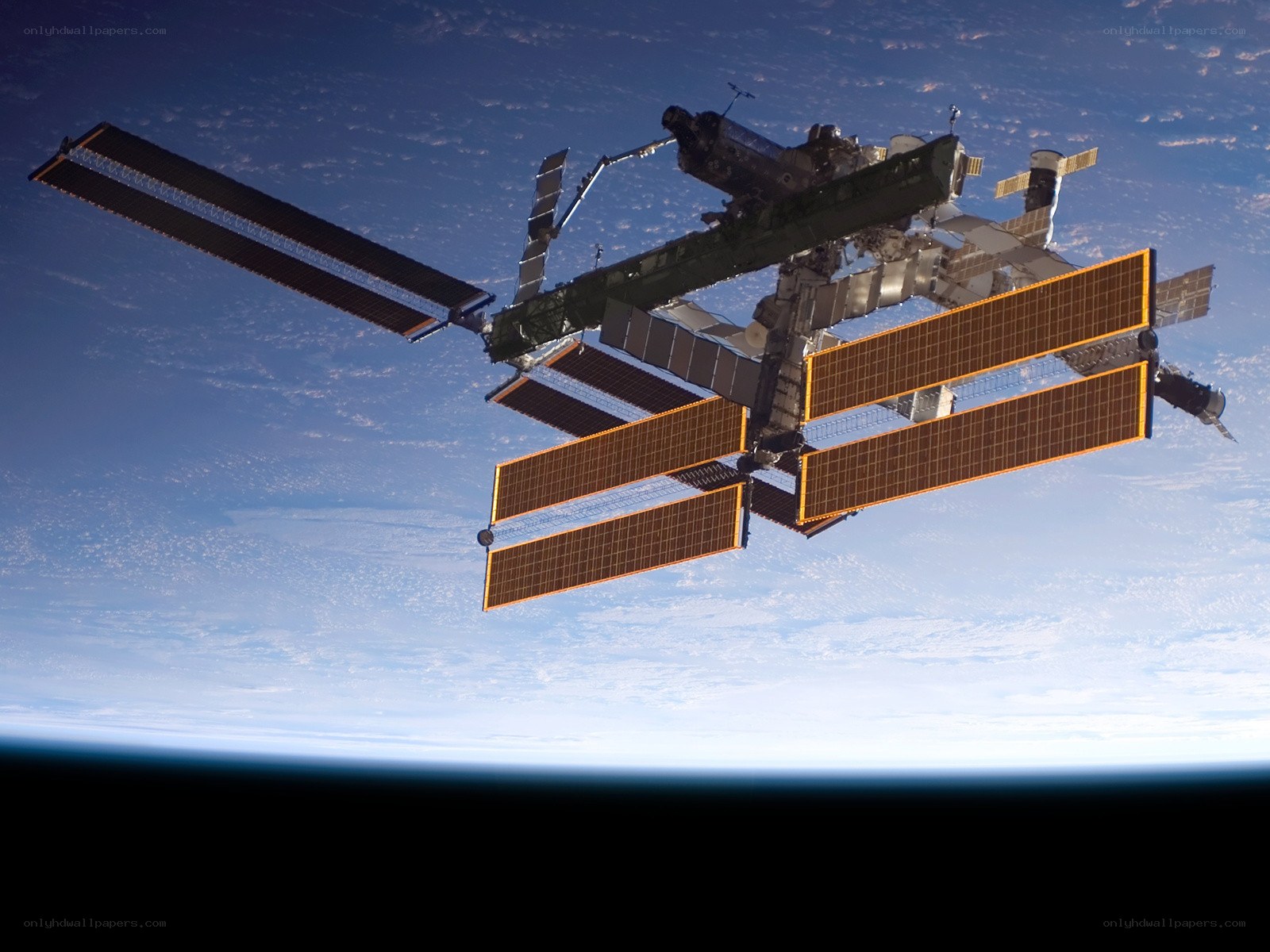 International Space Station orbiting Earth