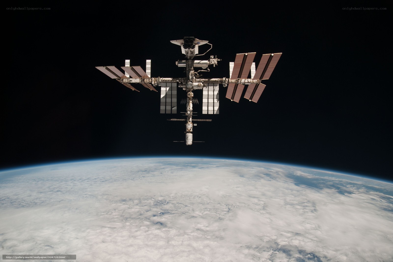 International Space Station orbiting Earth