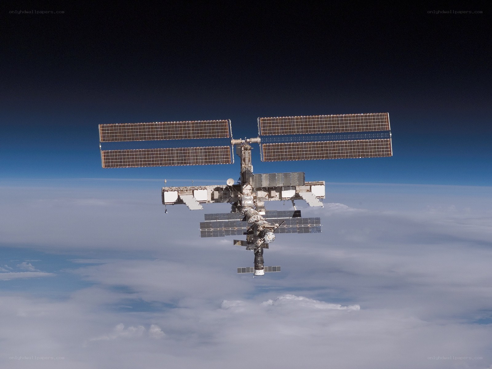 International Space Station orbiting Earth