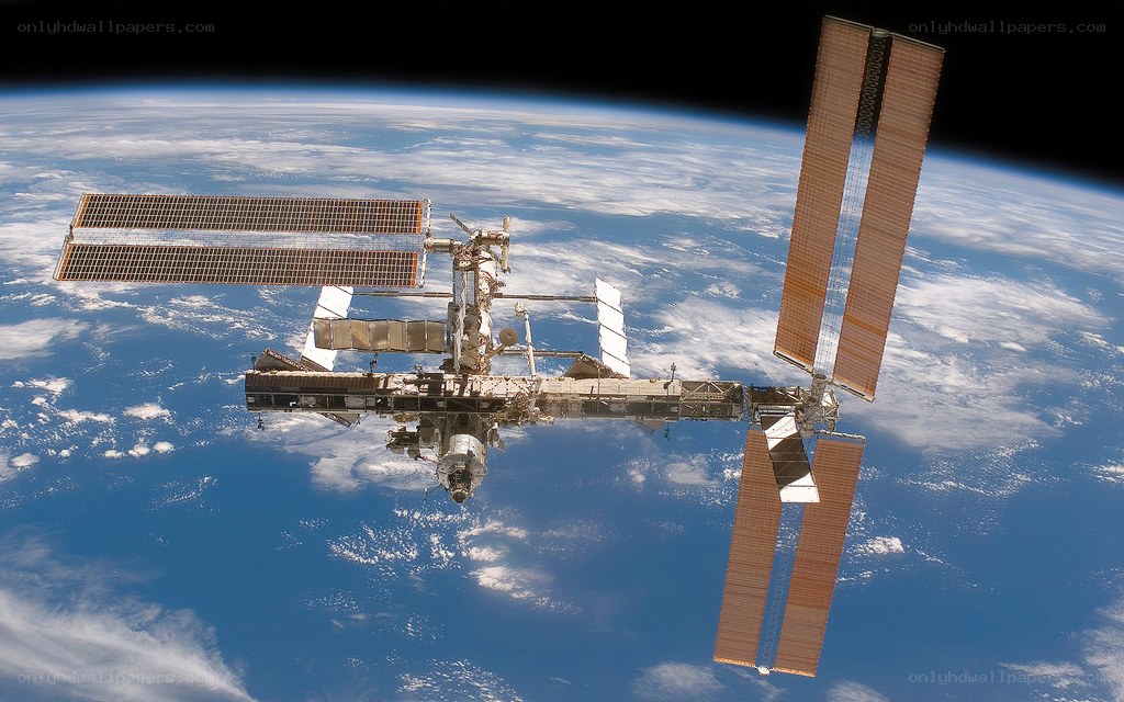 International Space Station orbiting Earth