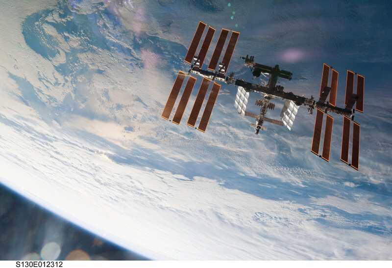 International Space Station orbiting Earth
