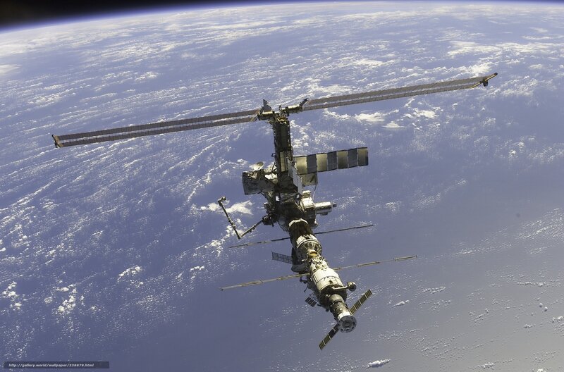 International Space Station orbiting Earth