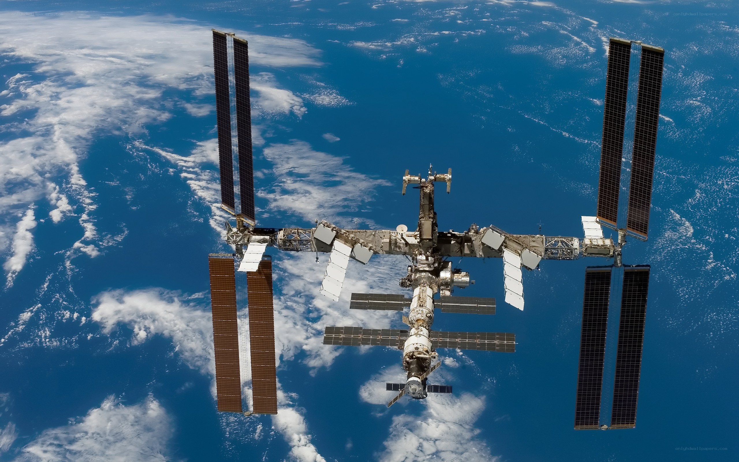 International Space Station orbiting Earth