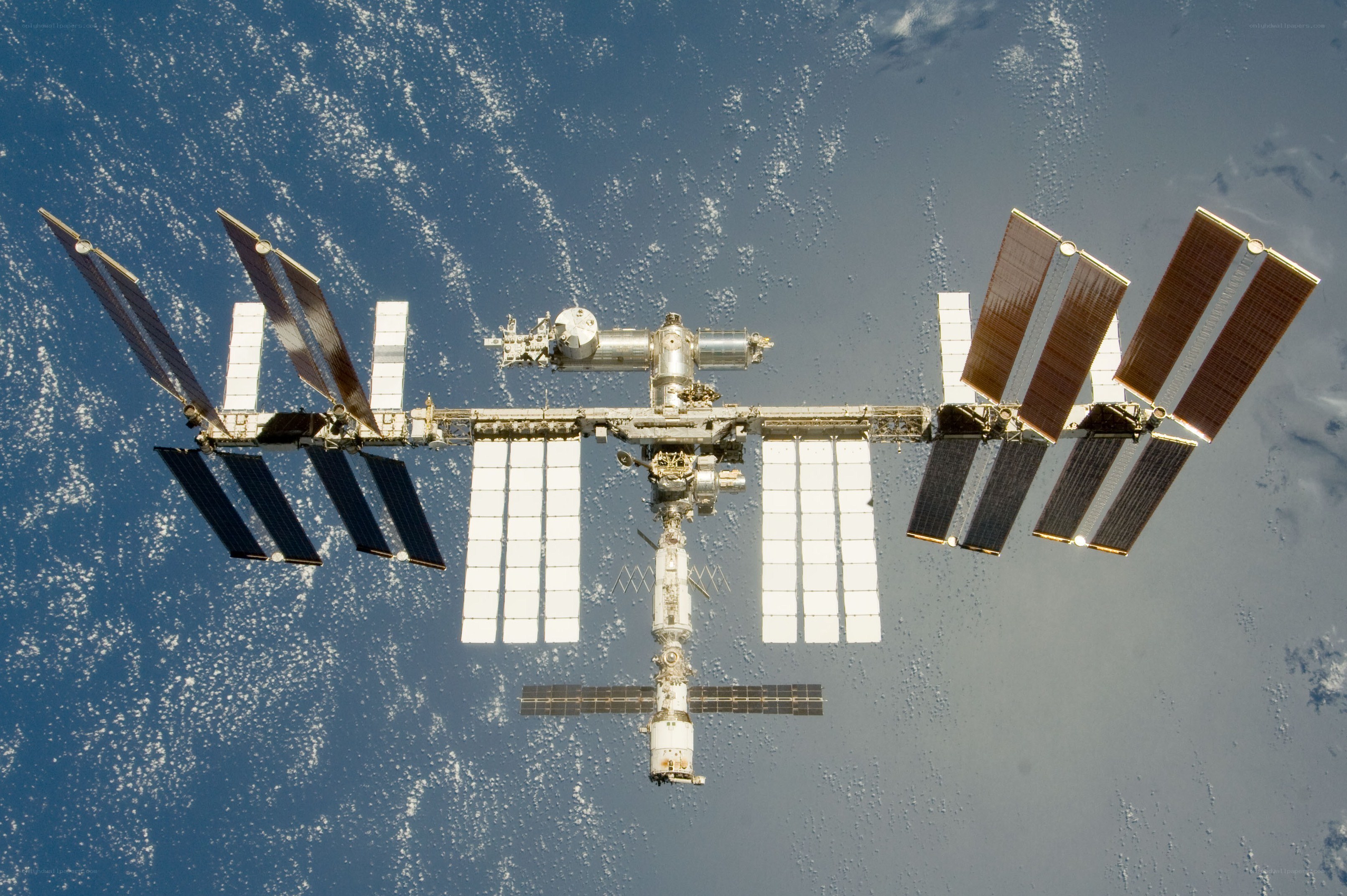International Space Station orbiting Earth