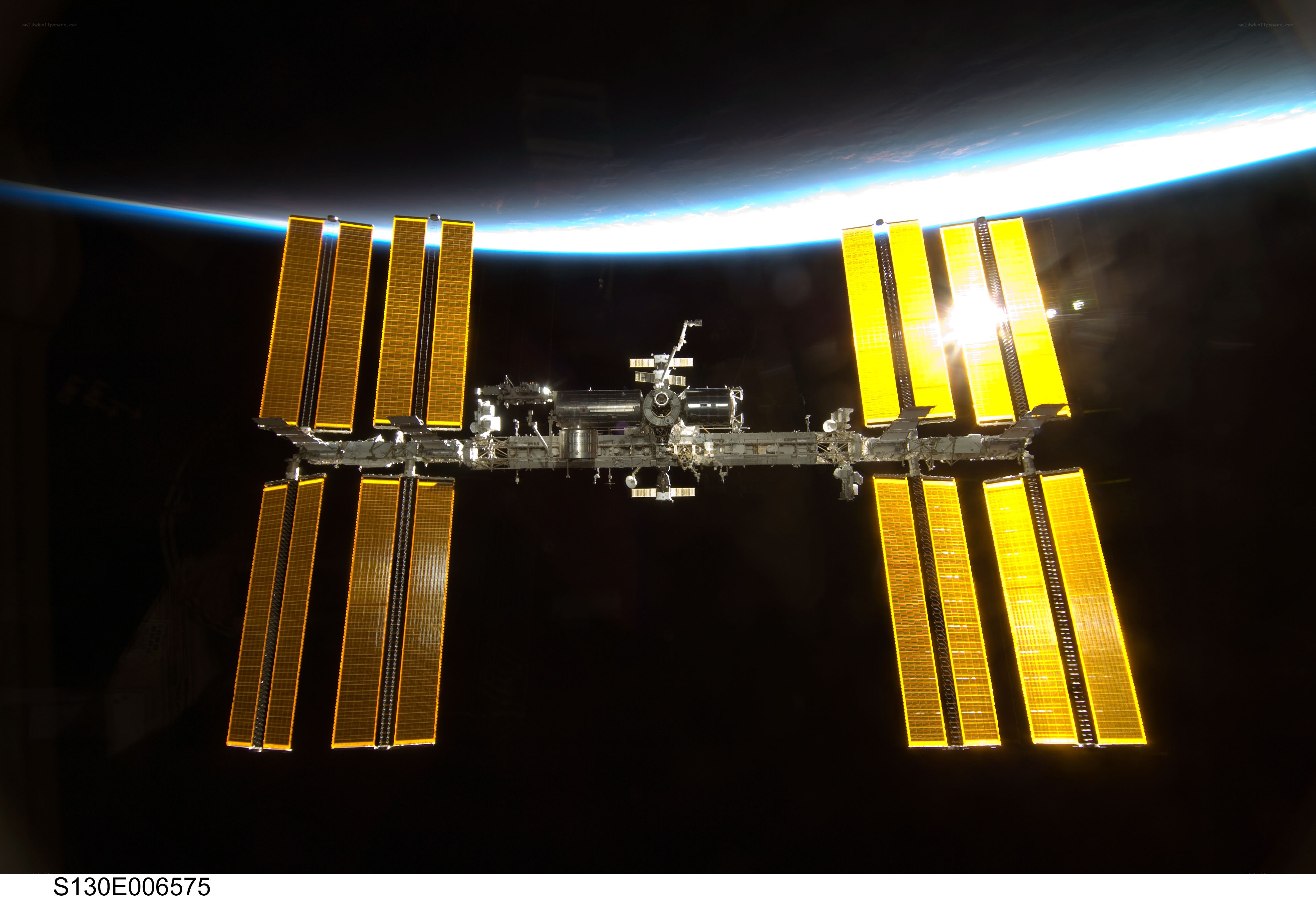 International Space Station orbiting Earth