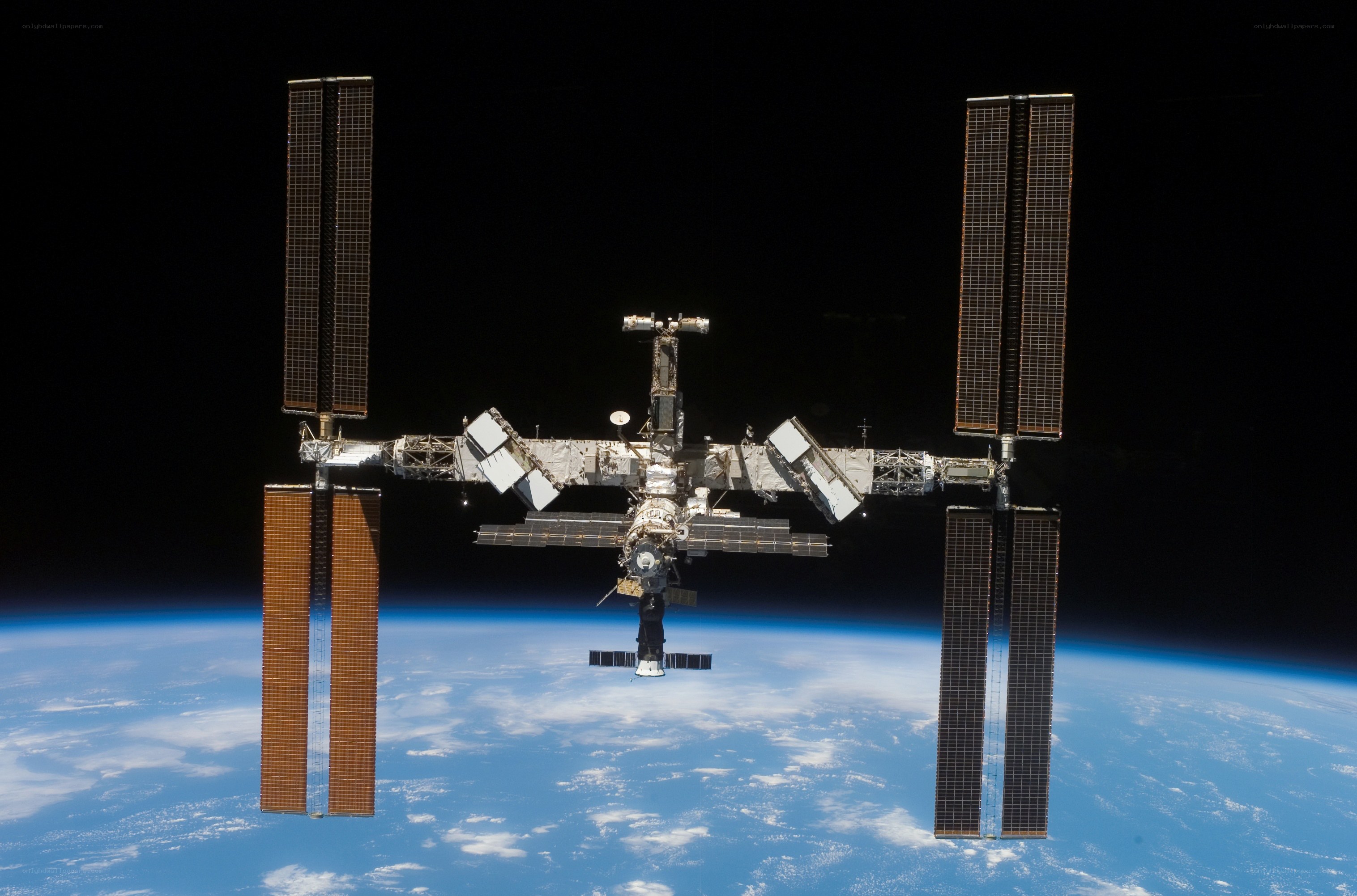International Space Station orbiting Earth