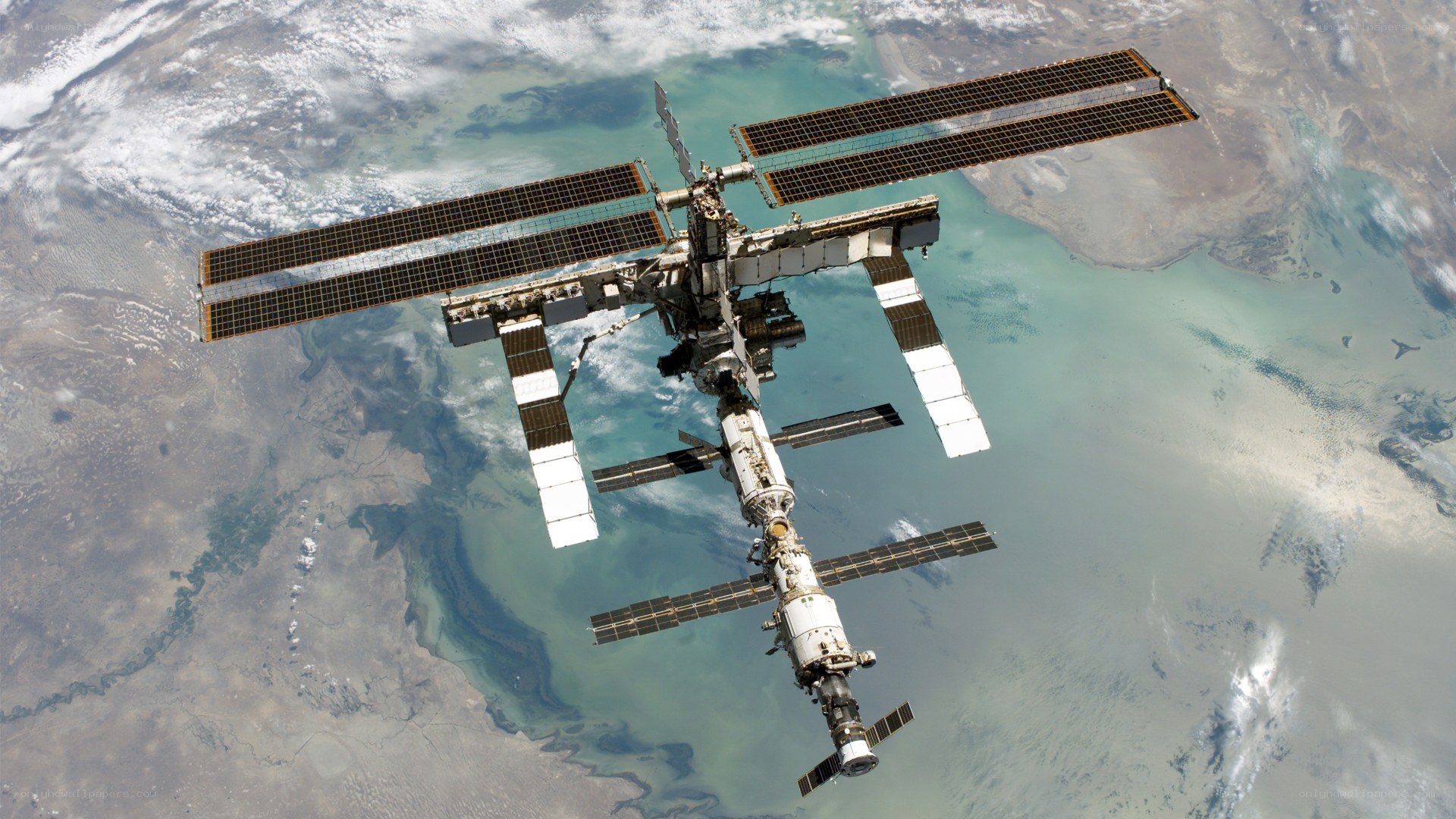 International Space Station orbiting Earth